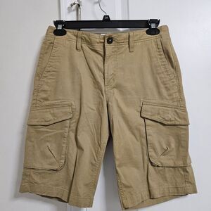Timberland Relaxed Fit Cargo Shorts Men's 30 Tan 11" Inseam Casual Utility EUC